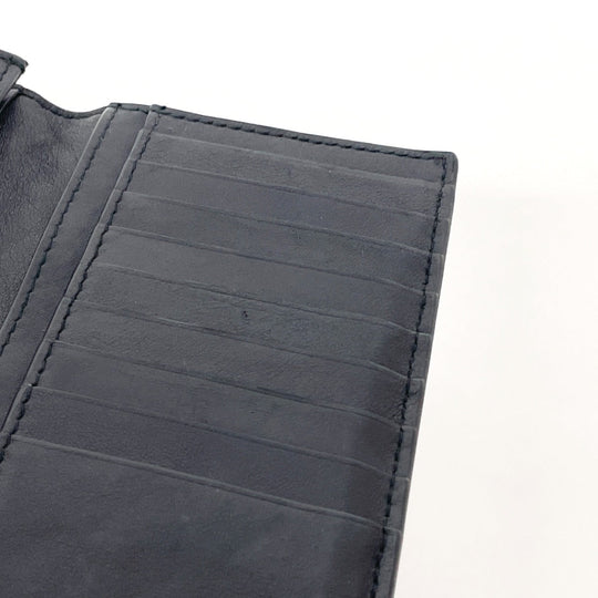 BOTTEGAVENETA Bill Compartment leather black INTRECCIATO