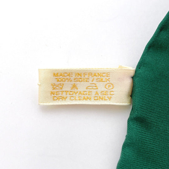CARTIER scarf Silk, 100% silk green Women Used Authentic