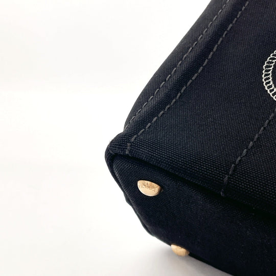 PRADA Tote Bag 1BG439 canvas black Canapa mini