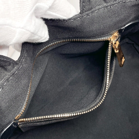 PRADA Tote Bag 1BG439 canvas black Canapa mini