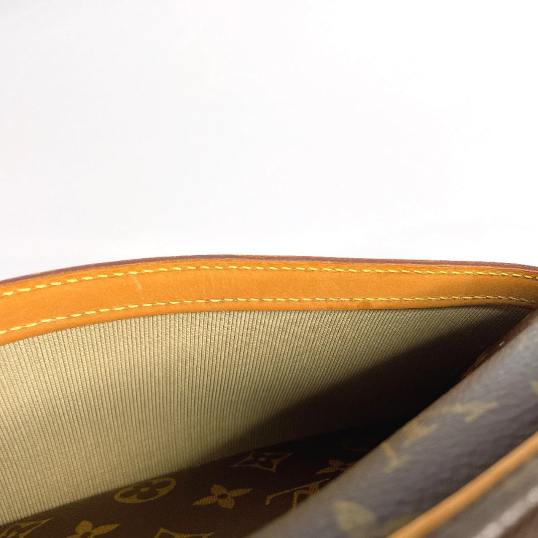 LOUIS VUITTON Shoulder Bag M45254 Monogram canvas Brown Reporter PM unisex Used Authentic