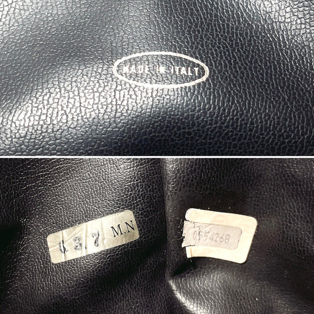 CHANEL Shoulder Bag lambskin black COCO Mark Drawstring Chain Shoulder