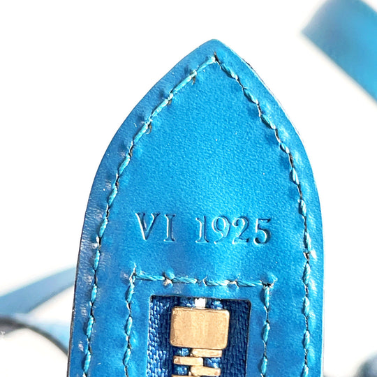 LOUIS VUITTON Handbag M52275 Epi Leather blue Sun jack