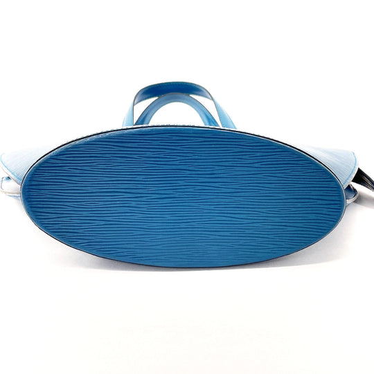 LOUIS VUITTON Handbag M52275 Epi Leather blue Sun jack