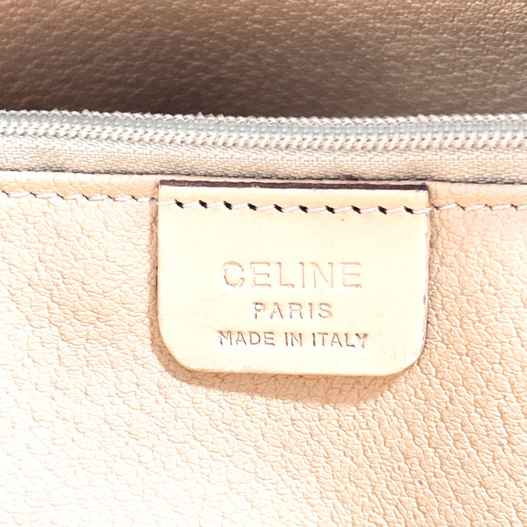 CELINE Tote Bag PVC Brown Macadam Women Used Authentic