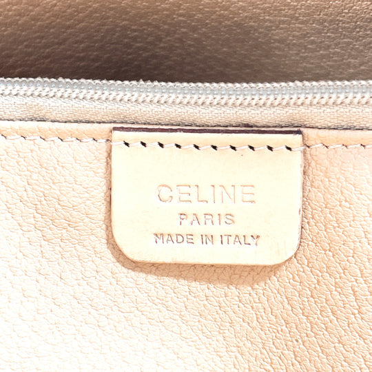 CELINE Tote Bag PVC Brown Macadam Women Used Authentic