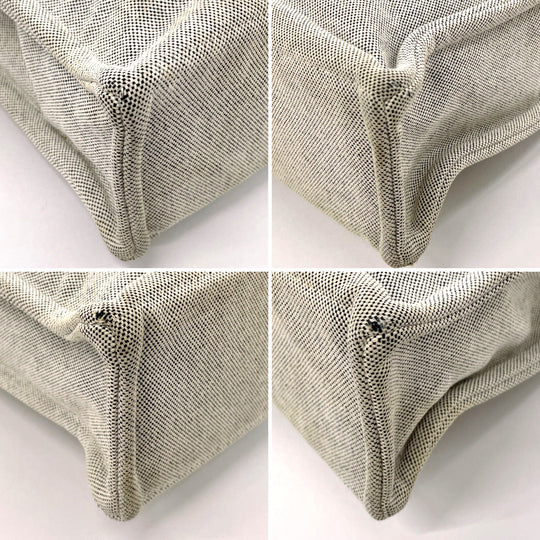 HERMES Tote Bag Tower ash gray New Fool Toe MM unisex Used Authentic