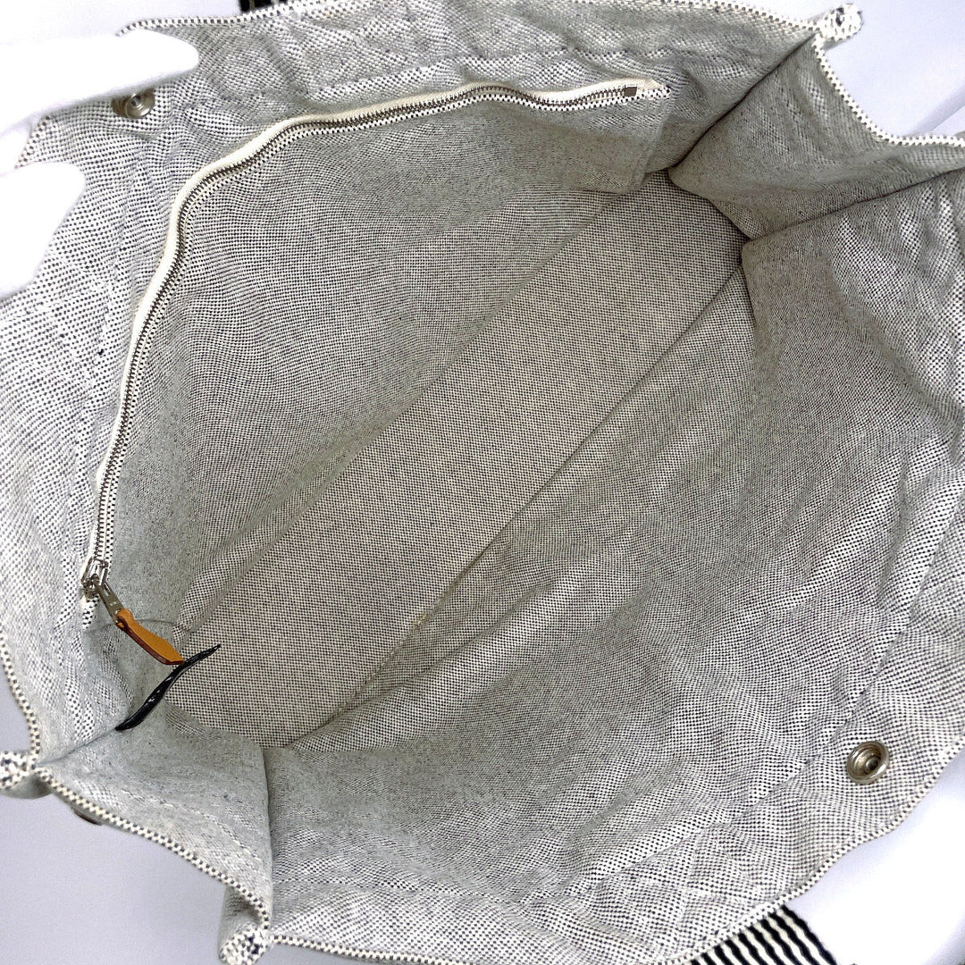HERMES Tote Bag Tower ash gray New Fool Toe MM unisex Used Authentic