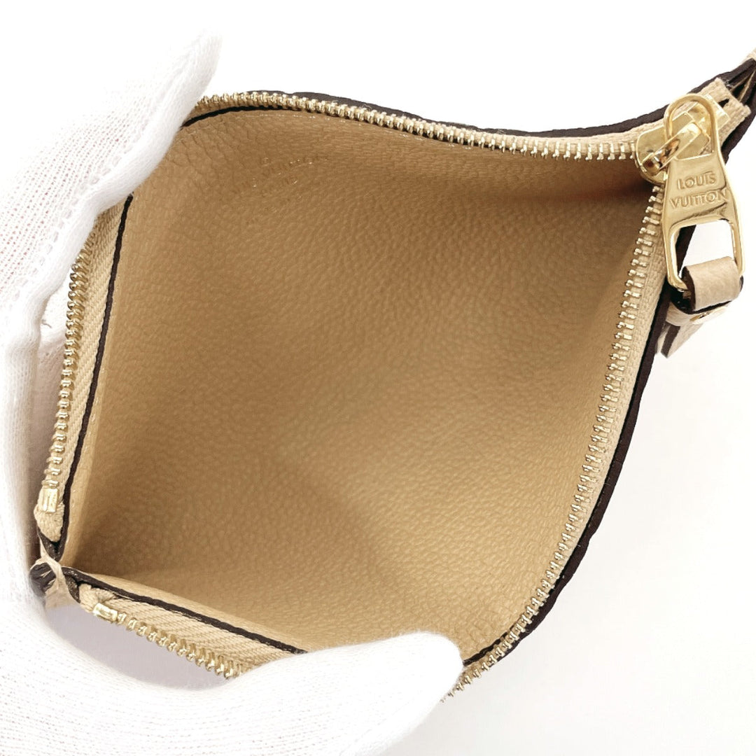 LOUIS VUITTON Long Wallet Purse M60751 Monogram Ann Platt beige Portefeuille Curiuse