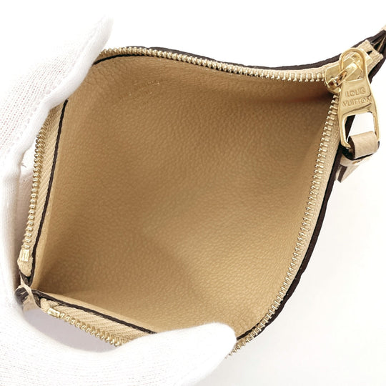 LOUIS VUITTON Long Wallet Purse M60751 Monogram Ann Platt beige Portefeuille Curiuse