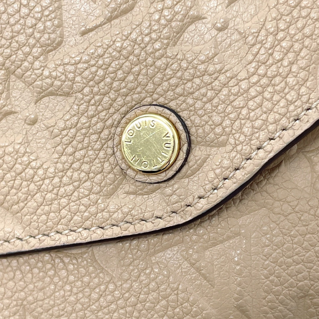 LOUIS VUITTON Long Wallet Purse M60751 Monogram Ann Platt beige Portefeuille Curiuse