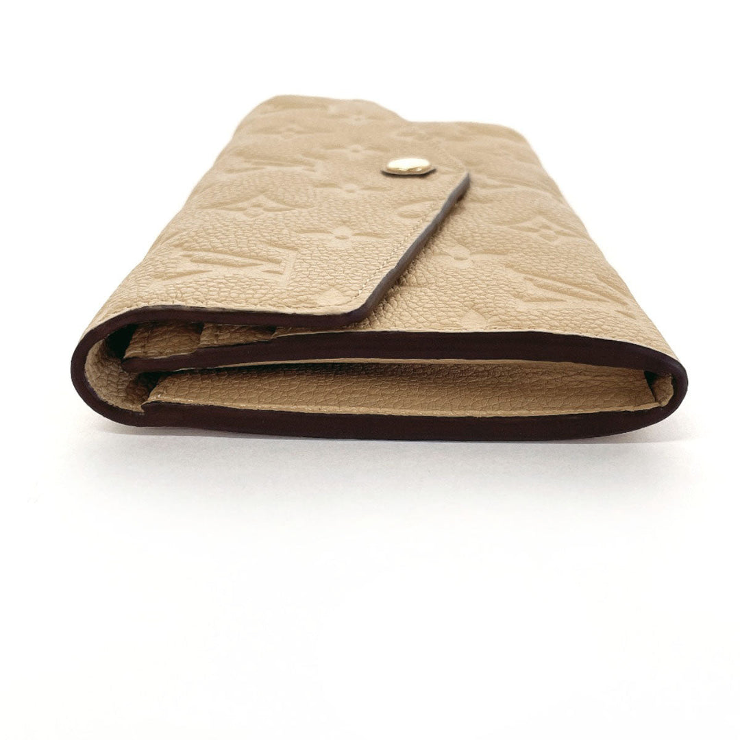 LOUIS VUITTON Long Wallet Purse M60751 Monogram Ann Platt beige Portefeuille Curiuse