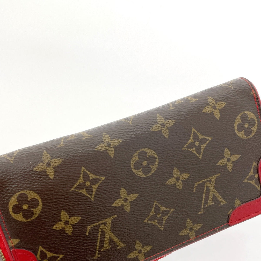 LOUIS VUITTON Long Wallet Purse M61854 Monogram canvas Brown Zippy wallet Retiro