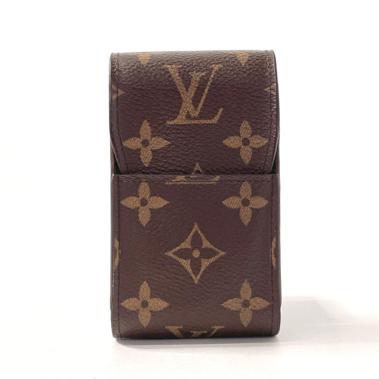 LOUIS VUITTON Other accessories M63024 Monogram canvas Brown Etui cigarette Cigarette case unisex Used Authentic