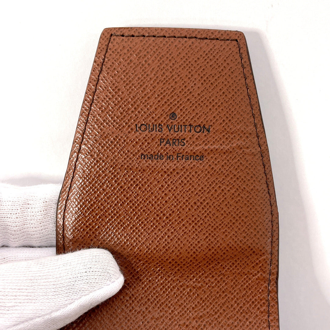 LOUIS VUITTON Other accessories M63024 Monogram canvas Brown Etui cigarette Cigarette case unisex Used Authentic