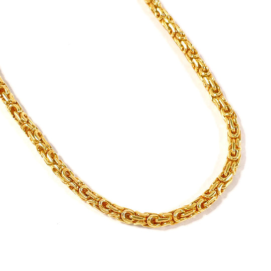Christian Dior Necklace metal gold Chain Women Used Authentic