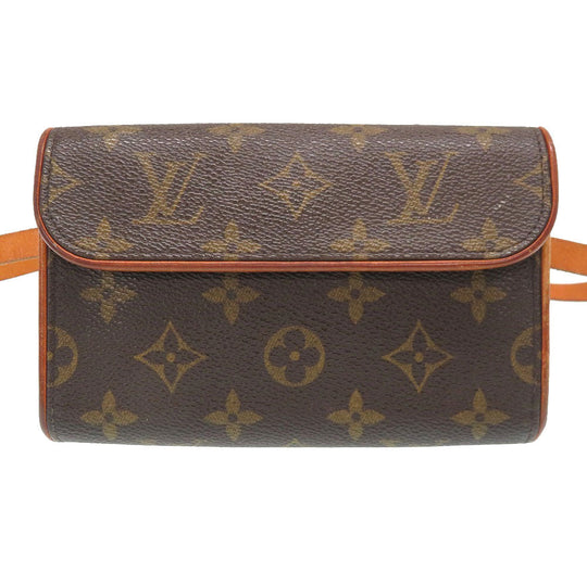 LOUIS VUITTON Waist bag M51855 Monogram canvas Brown Monogram Florentine Women Used Authentic