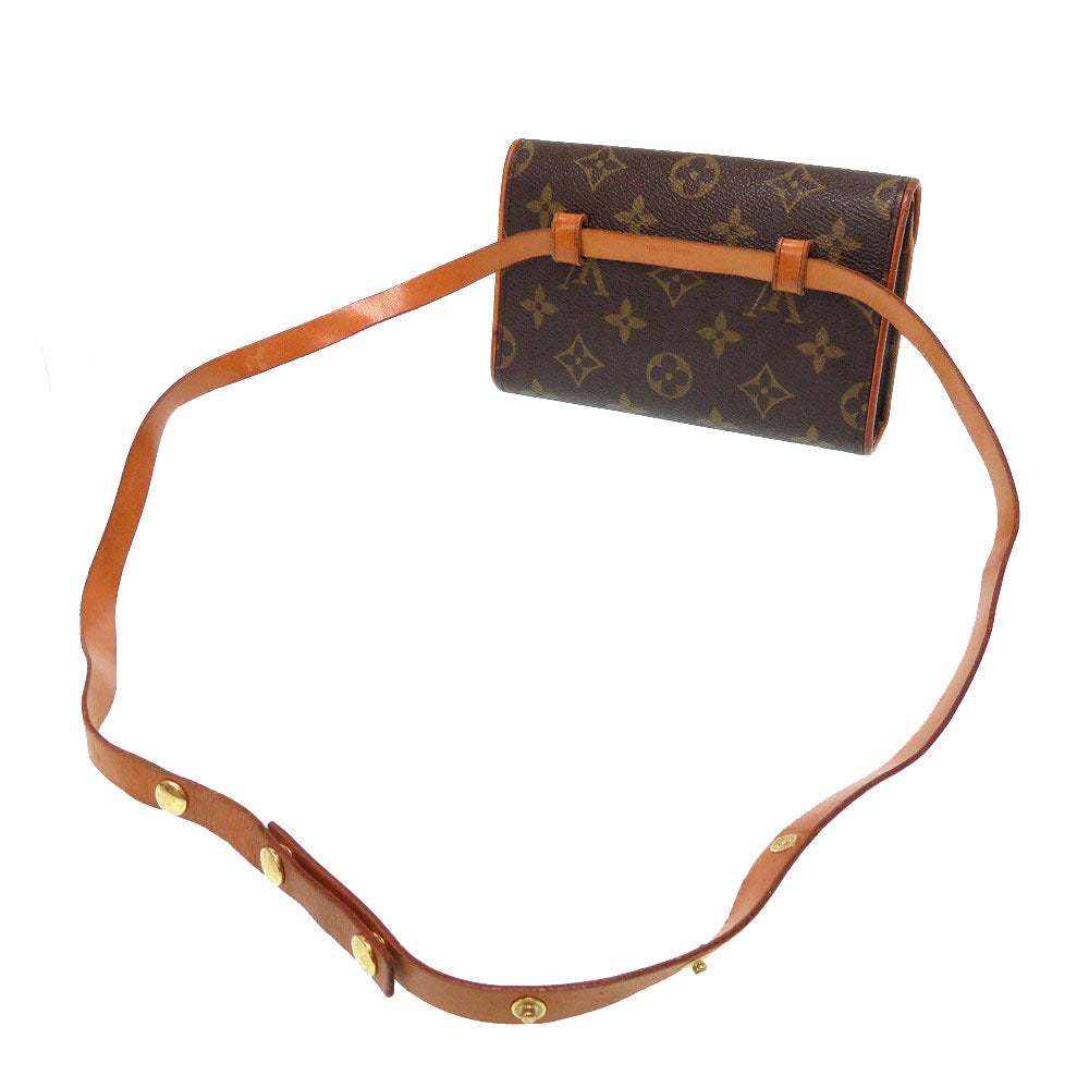LOUIS VUITTON Waist bag M51855 Monogram canvas Brown Monogram Florentine Women Used Authentic