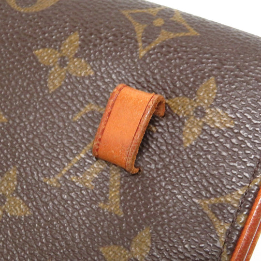 LOUIS VUITTON Waist bag M51855 Monogram canvas Brown Monogram Florentine Women Used Authentic