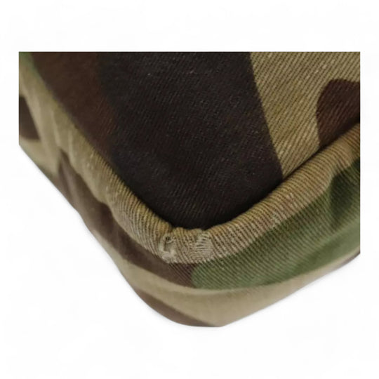 Saint Laurent Camouflage Shoulder Bag Canvas Khaki Silver Men's Crossbody Vintage