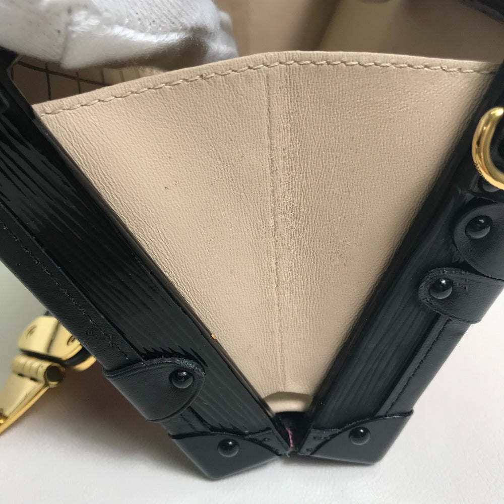 LOUIS VUITTON Shoulder Bag M54651 Epi Leather Red / black Epi Petite Mar Women Used Authentic