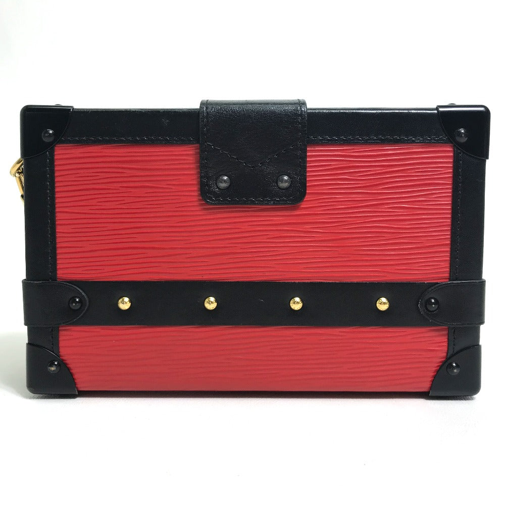 LOUIS VUITTON Shoulder Bag M54651 Epi Leather Red / black Epi Petite Mar Women Used Authentic