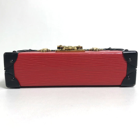 LOUIS VUITTON Shoulder Bag M54651 Epi Leather Red / black Epi Petite Mar Women Used Authentic