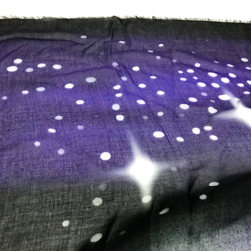 BALENCIAGA Scarf 452218 Rayon, Silk Black type Stall scarf