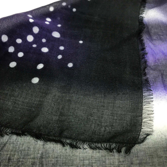 BALENCIAGA Scarf 452218 Rayon, Silk Black type Stall scarf