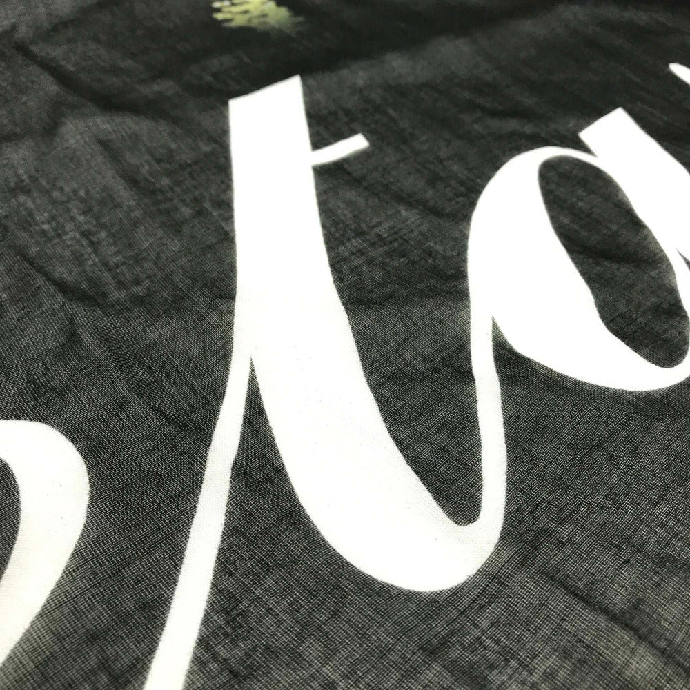 BALENCIAGA Scarf 452218 Rayon, Silk Black type Stall scarf