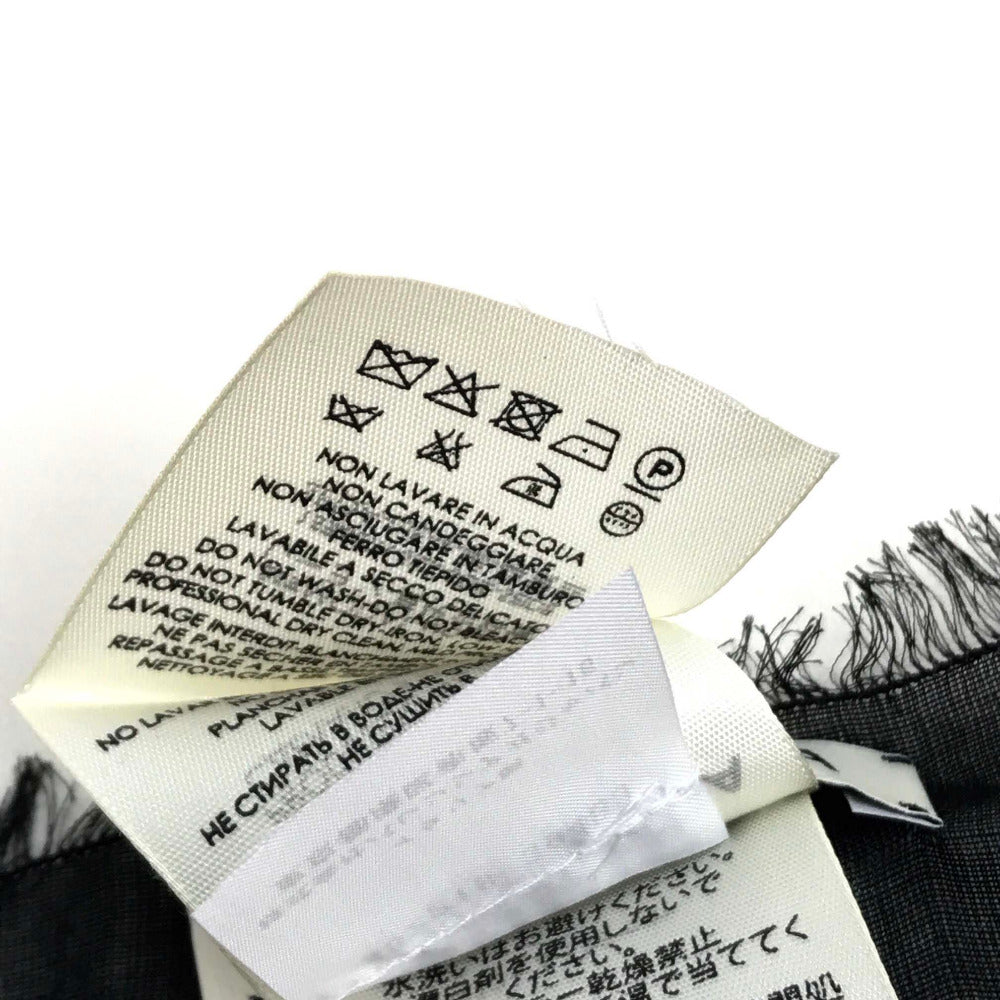 BALENCIAGA Scarf 452218 Rayon, Silk Black type Stall scarf