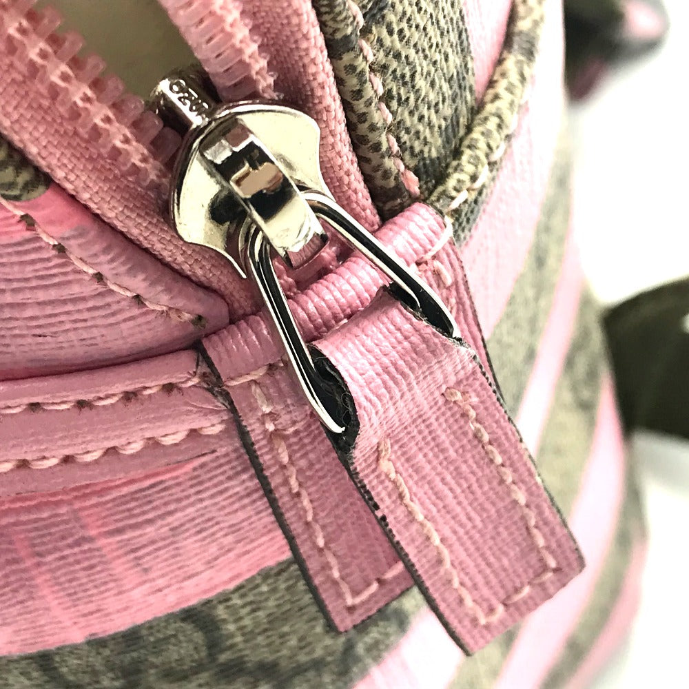 GUCCI Backpack 271327 GG Supreme Canvas Pink x Beige GG Supreme Children's Border