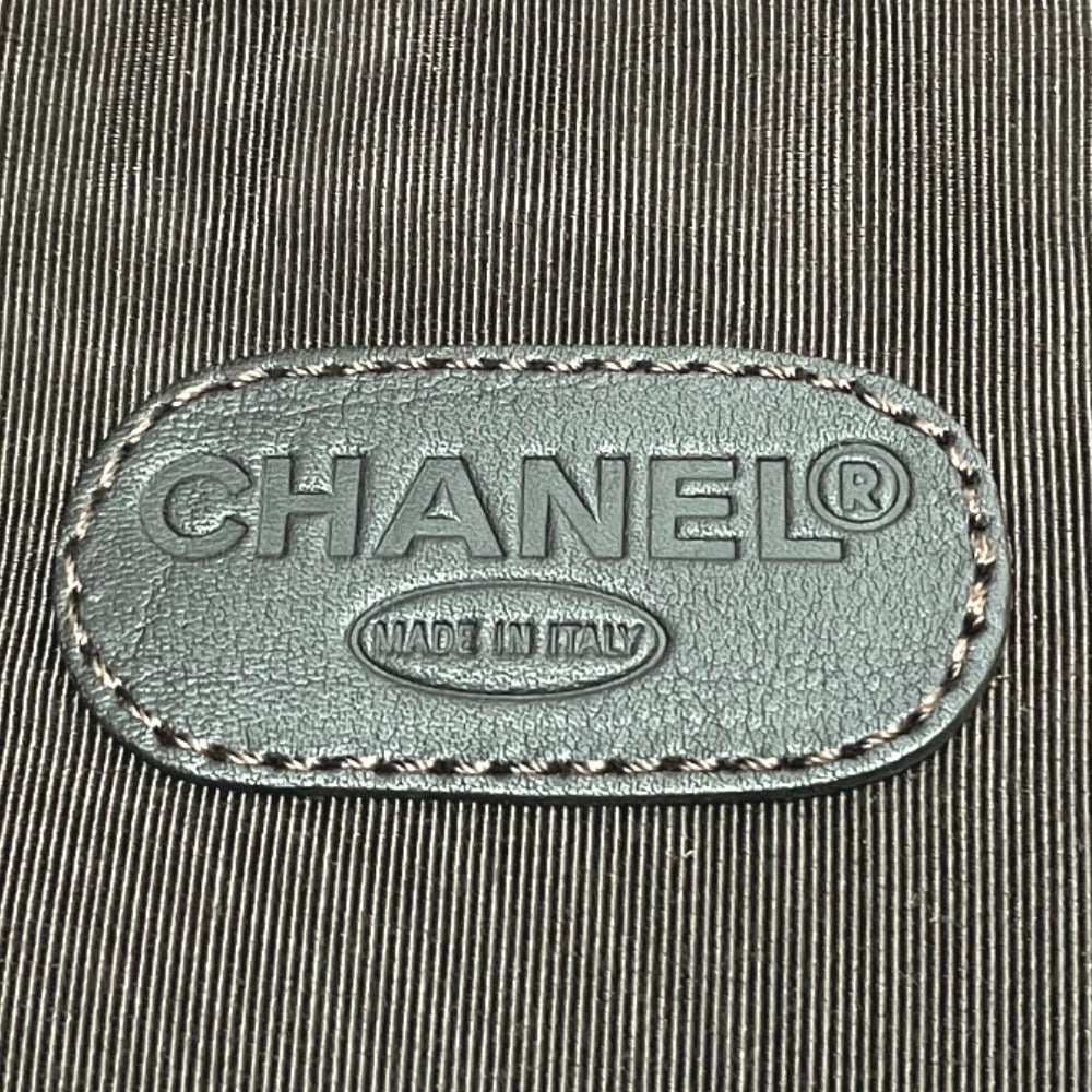 CHANEL Shoulder Bag lambskin Brown logo Sacosh unisex(Unisex) Used Authentic