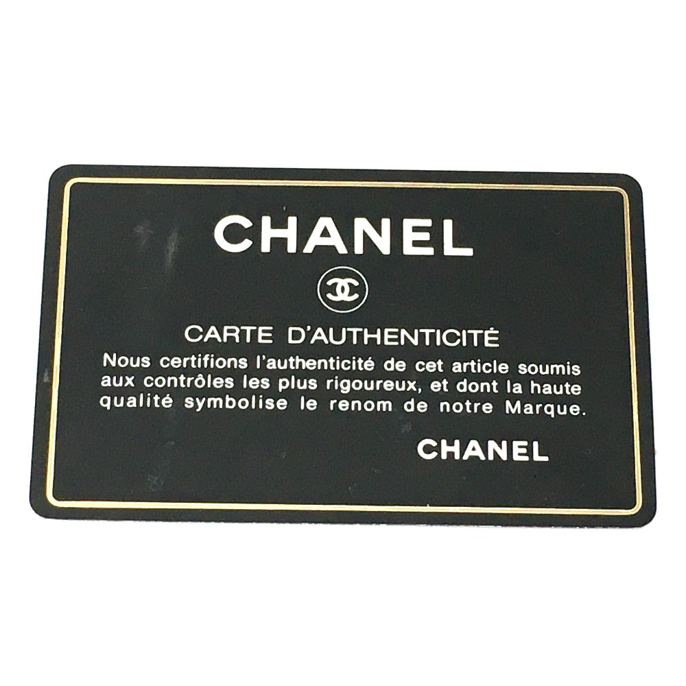 CHANEL Shoulder Bag lambskin Brown logo Sacosh unisex(Unisex) Used Authentic