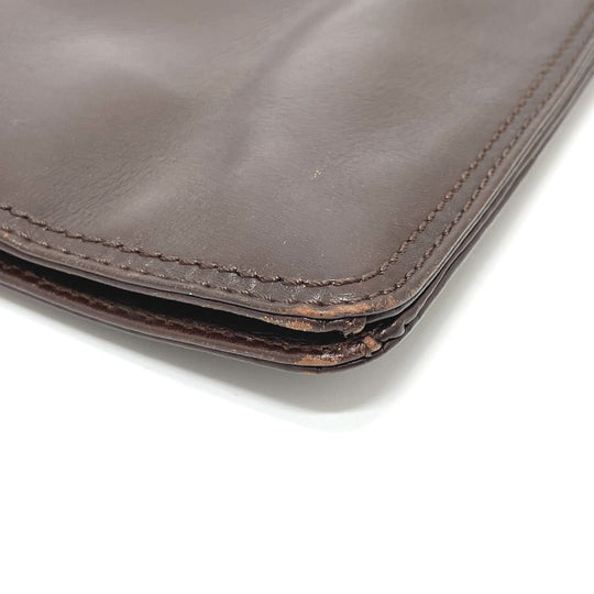 CHANEL Shoulder Bag lambskin Brown logo Sacosh unisex(Unisex) Used Authentic