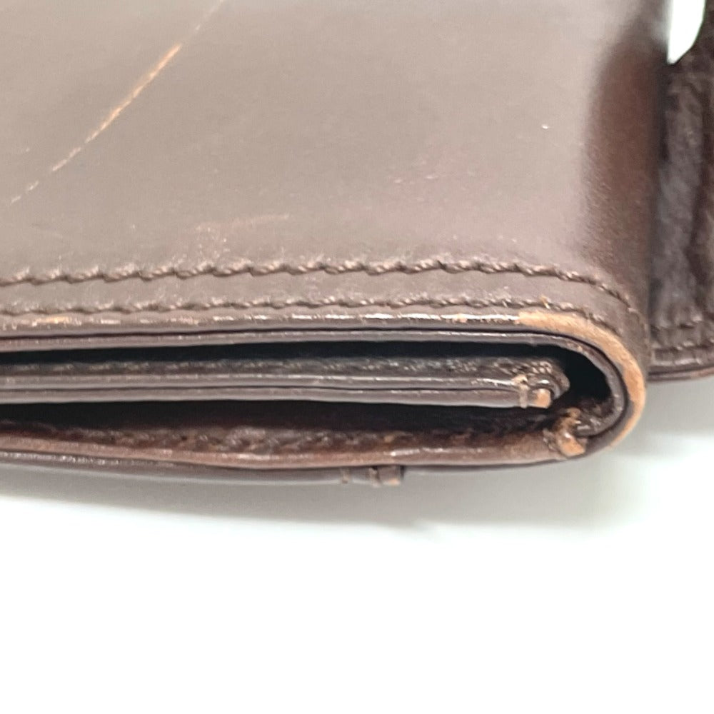 CHANEL Shoulder Bag lambskin Brown logo Sacosh unisex(Unisex) Used Authentic