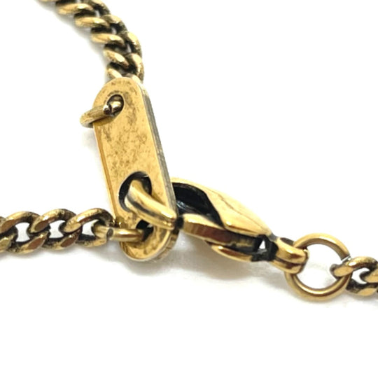 LOUIS VUITTON Necklace M68903 Gold Plated gold coral motif LV initial coral mens Used Authentic