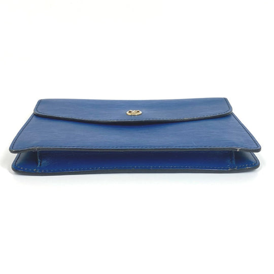 LOUIS VUITTON Clutch bag M52655 Epi Leather blue Epi Montagne 23 mens Used Authentic