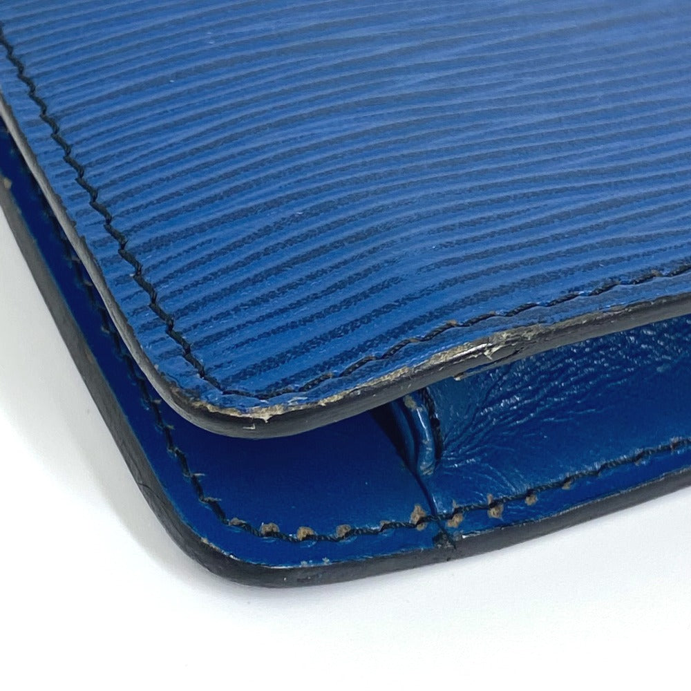 LOUIS VUITTON Clutch bag M52655 Epi Leather blue Epi Montagne 23 mens Used Authentic