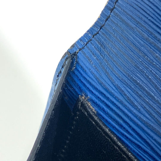 LOUIS VUITTON Clutch bag M52655 Epi Leather blue Epi Montagne 23 mens Used Authentic