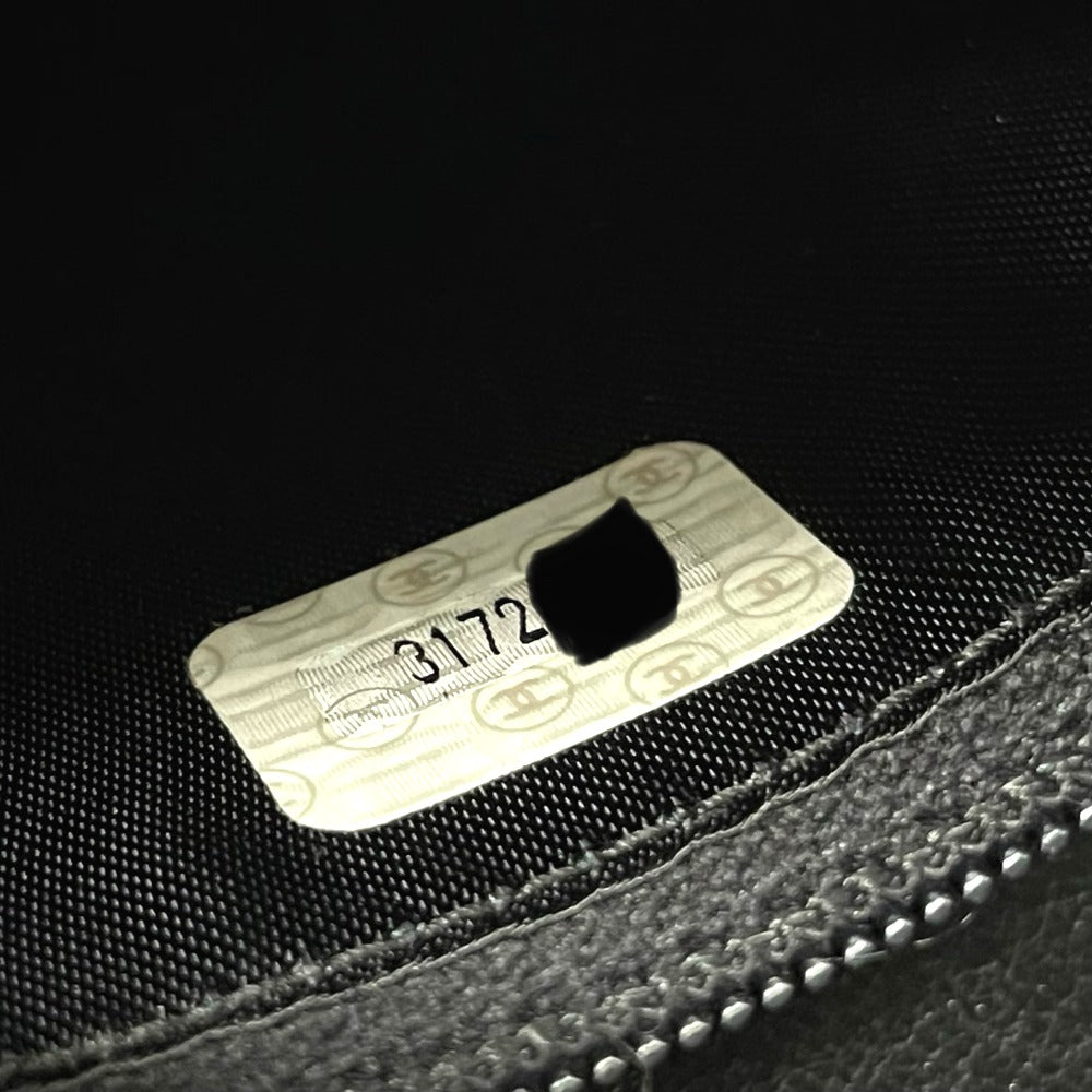 CHANEL Shoulder Bag Calfskin black bag vintage COCO Mark stitch Women Used Authentic