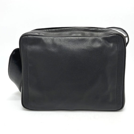 CHANEL Shoulder Bag Calfskin black bag vintage COCO Mark stitch Women Used Authentic