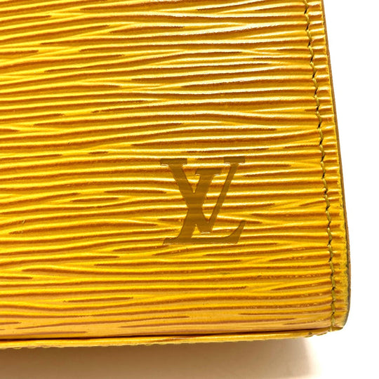 LOUIS VUITTON Handbag M52379 Epi Leather yellow Epi Malesherbes Women Used Authentic