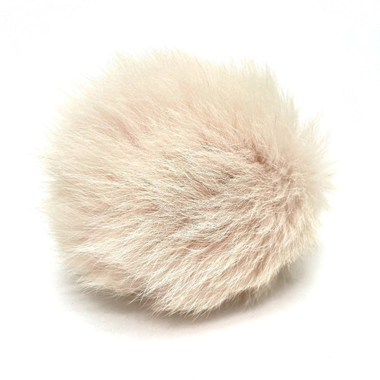 LOUIS VUITTON charm M67371 Fur, Metal pink key ring Fuzzy bubble Women Used Authentic