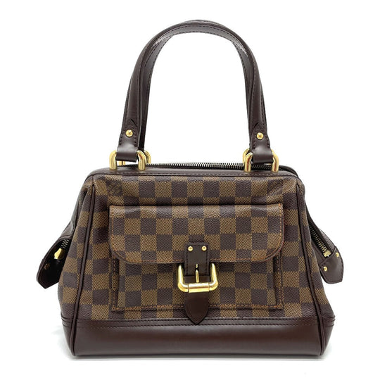LOUIS VUITTON Handbag N51201 Damier canvas, leather Brown Damier Knightsbridge Women Used Authentic