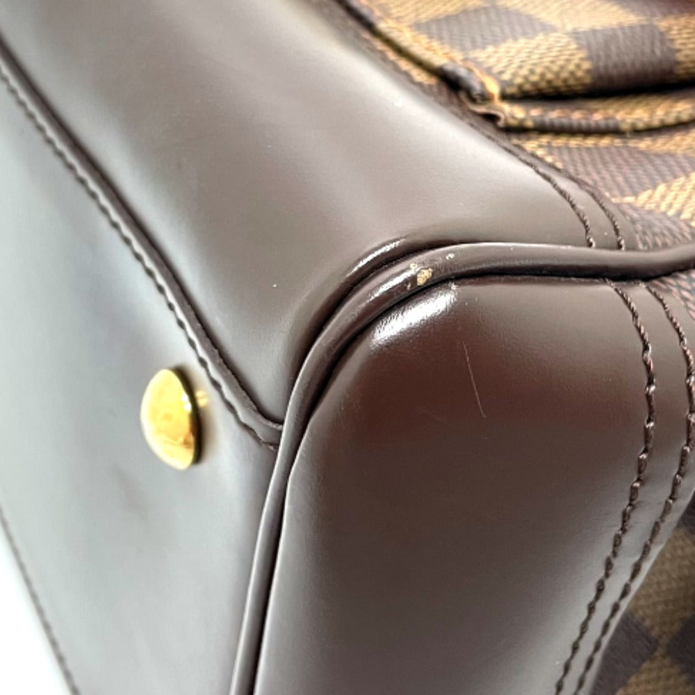 LOUIS VUITTON Handbag N51201 Damier canvas, leather Brown Damier Knightsbridge Women Used Authentic