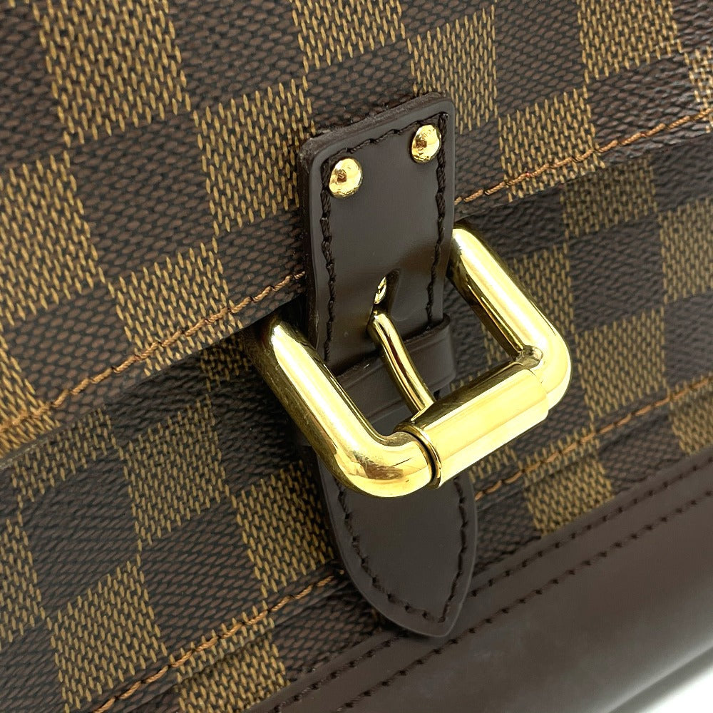 LOUIS VUITTON Handbag N51201 Damier canvas, leather Brown Damier Knightsbridge Women Used Authentic