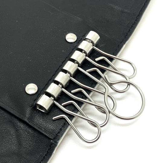 BOTTEGAVENETA Key case Key holder  630336 leather off white INTRECCIATO Key ring unisex(Unisex) Used Authentic