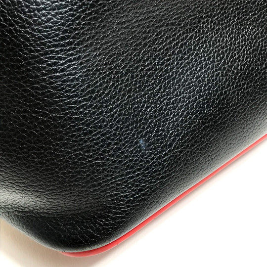 Christian Louboutin Tote Bag 1175113 leather Black x red Large Kabata unisex(Unisex) Used Authentic