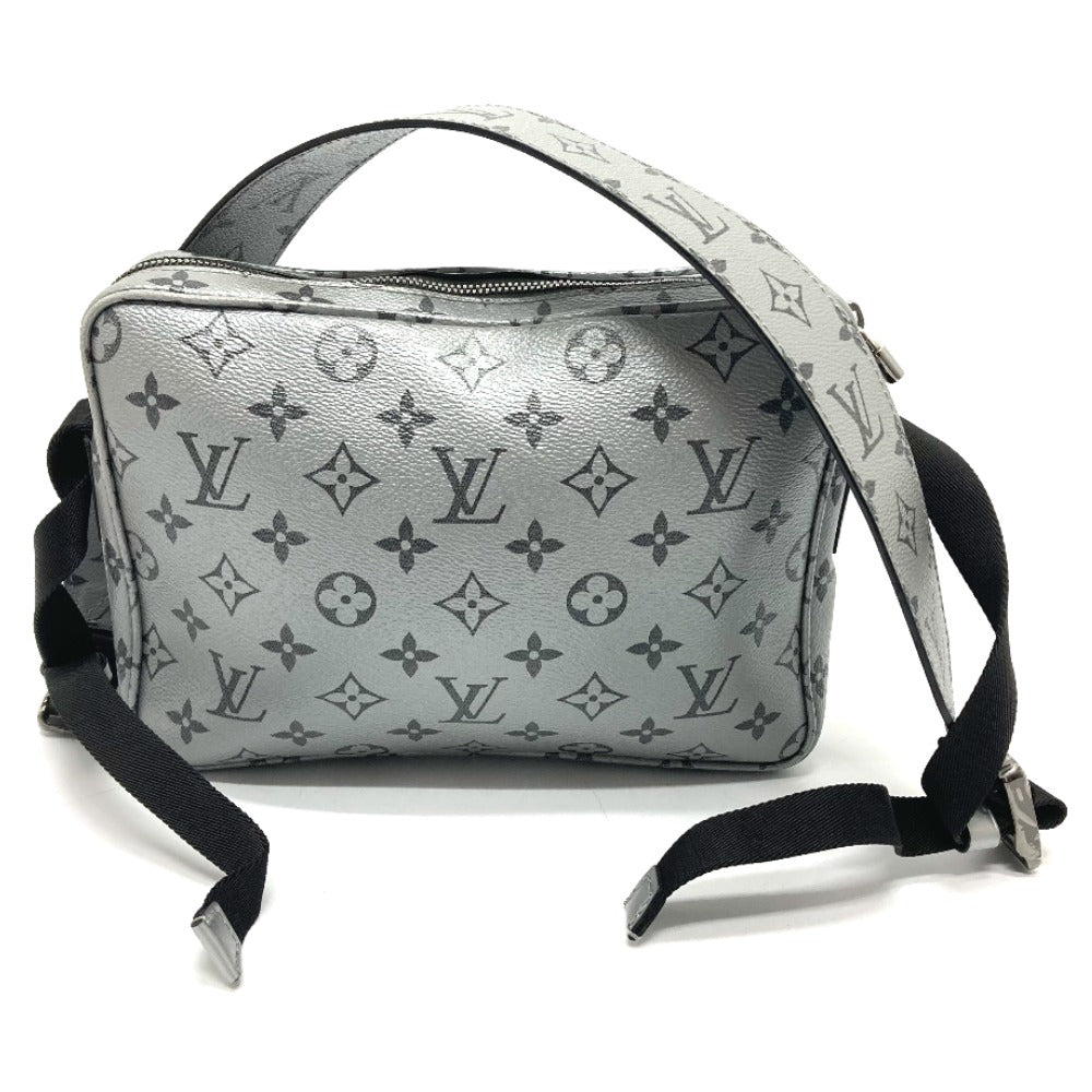 LOUIS VUITTON Shoulder Bag M43859 Monogram Canvas, Monogram Reflect Canvas Silver Monogram reflect Messenger PM mens Used Authentic